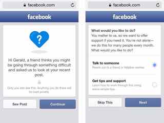 Facebook's Suicide Prevention Tools Connect Friends, Test Privacy