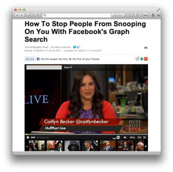 How To Stop People From Snooping On You With Facebook's Graph Search