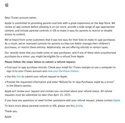 Apple Addresses Unauthorized Purchases by Minors