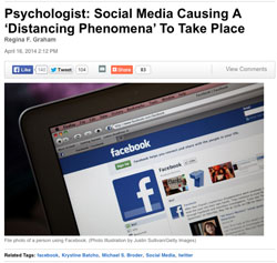 Is Social Media Causing A ‘Distancing Phenomena’ To Take Place