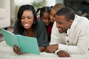 Family Reading Together