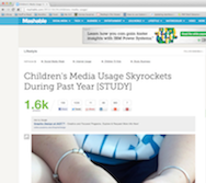 Children's Media Usage Skyrockets During Past Year