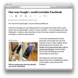 One way Google+ could overtake Facebook